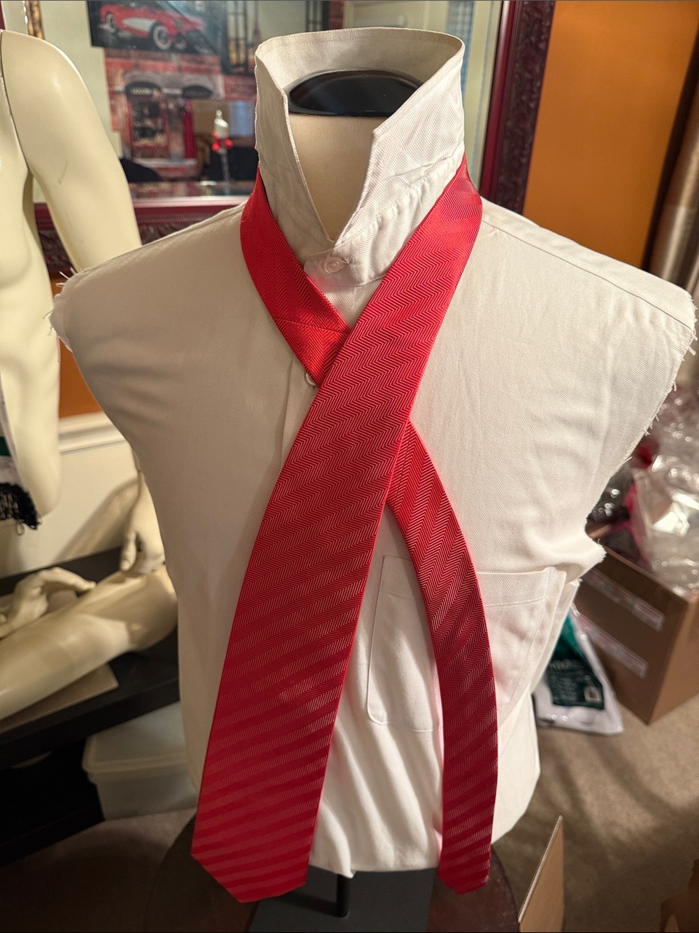 Classic Red Silk Tie